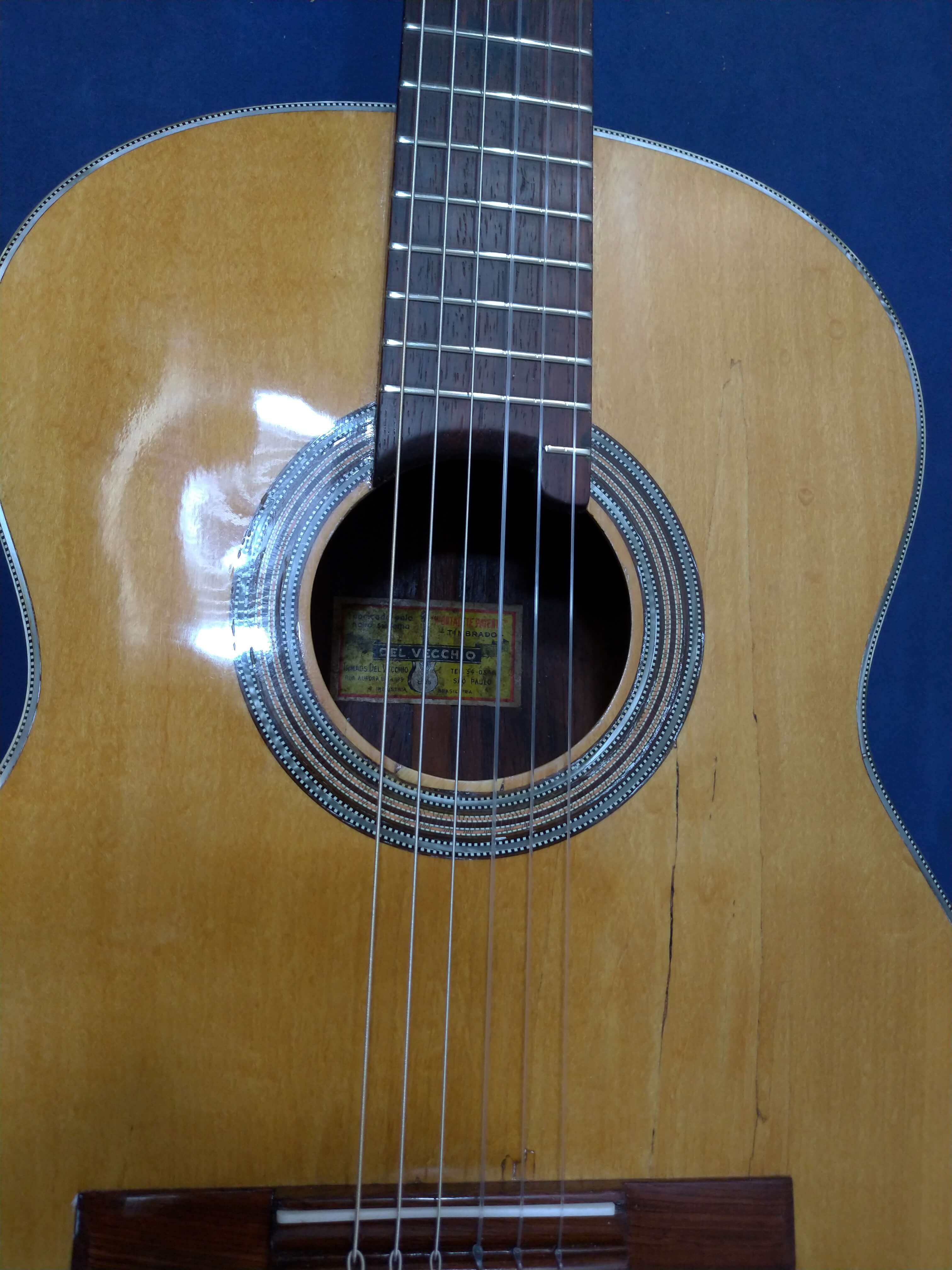 Violão Del Vecchio anos 1960 – Restauração
